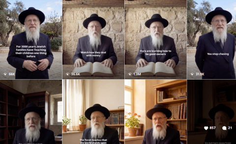  Rabini me 128 mijë ndjekës i gjeneruar nga Inteligjenca Artificiale