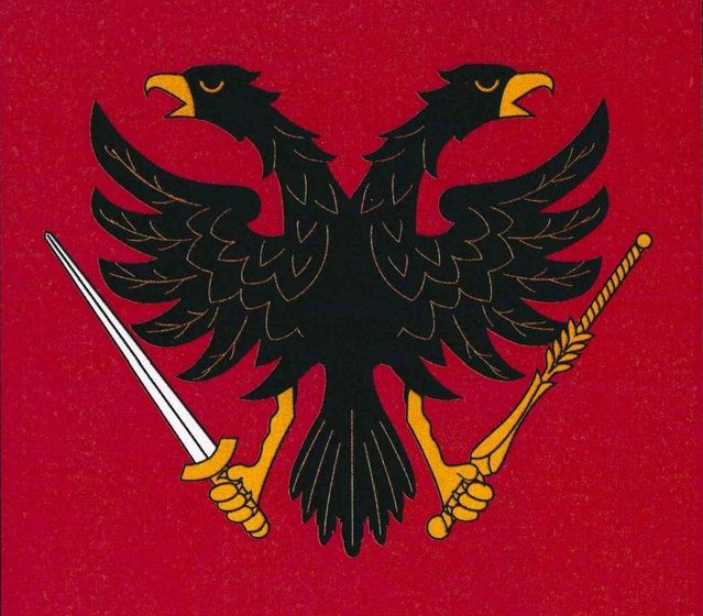  Shoqja helvetike e shqiponjës shqiptare: Simboli i komunës Simplon, kantoni i Wallisit, Zvicër