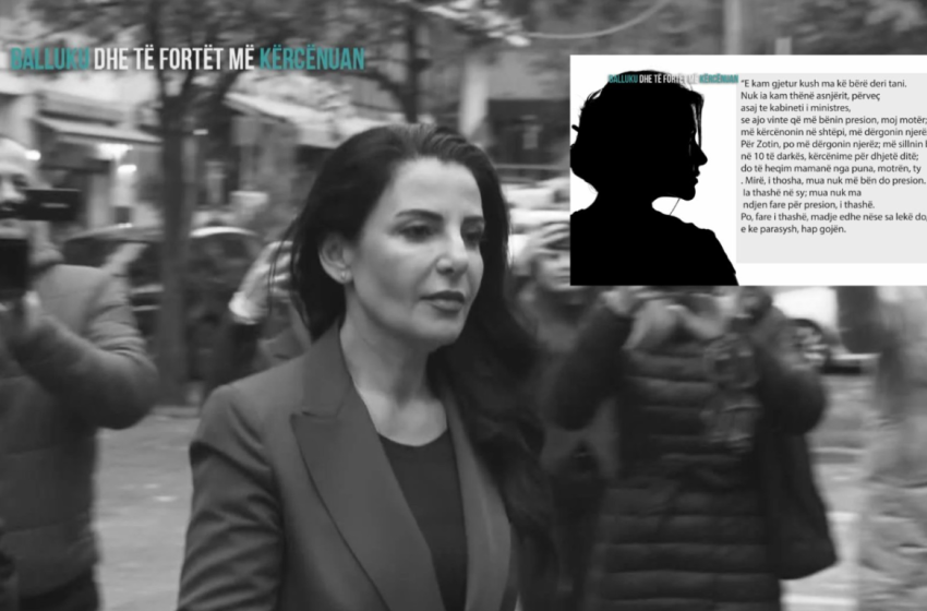  Denoncimi bombë – Flet dëshmitarja Mirzeta Kashnica: Si më kërcënoi Balluku me të fortët